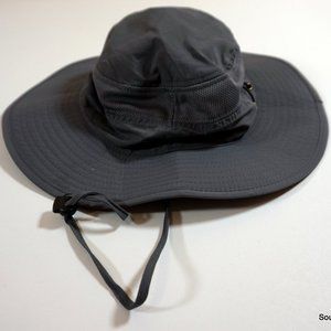 Outfly Sunhat Safari Unisex Grey Adjustable Bucket Fishing Mesh Sun Hat Cap EUC